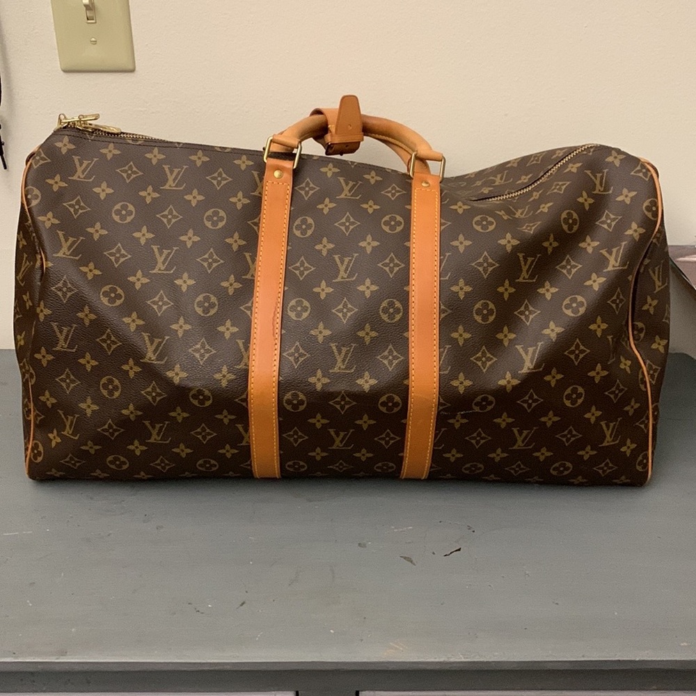 Authentic Vintage Louis Vuitton Monogram Keepall 55 Travel Bag 8901MI From 1989 - Picture 4 of 16